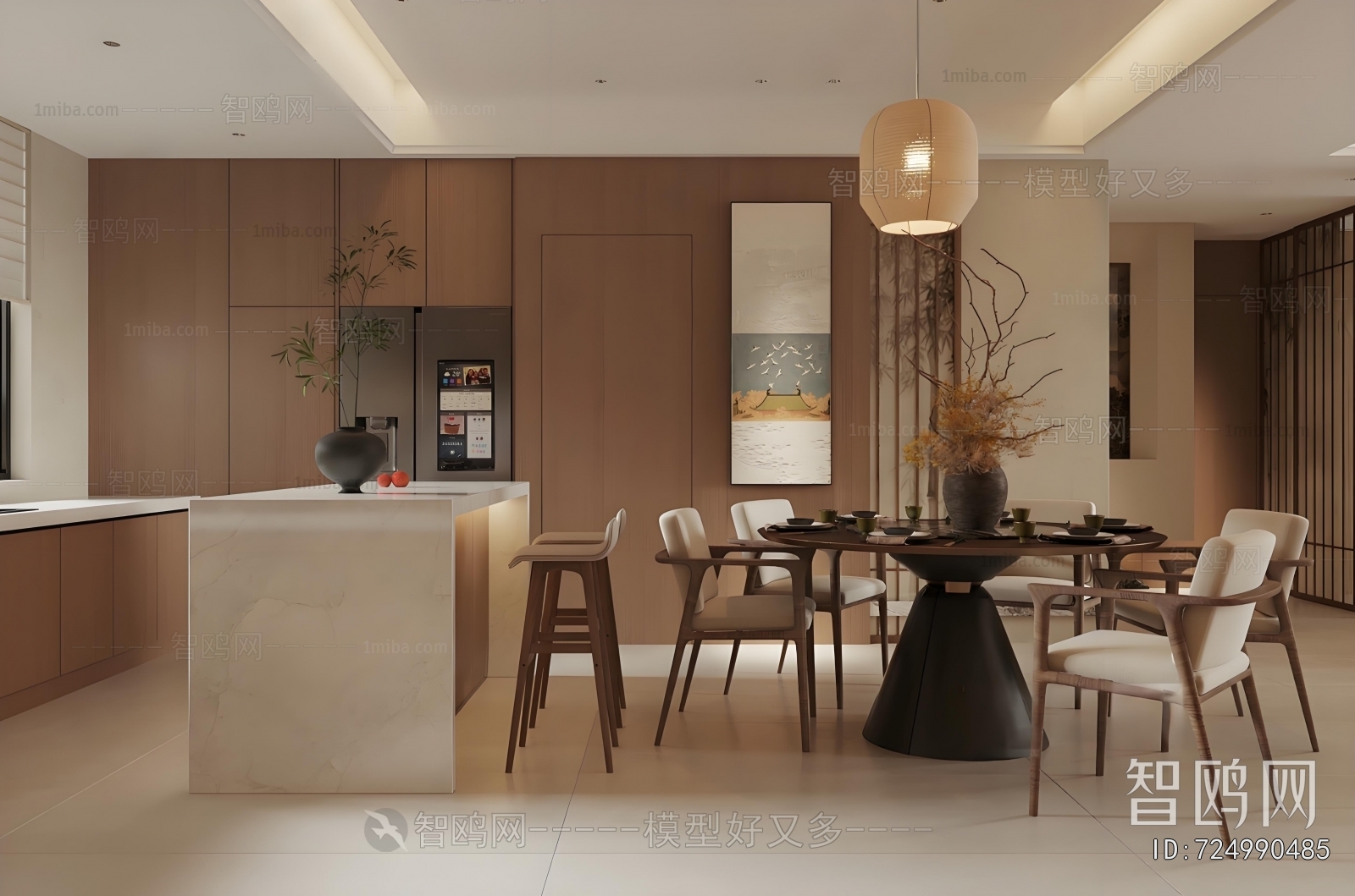 New Chinese Style Dining Room