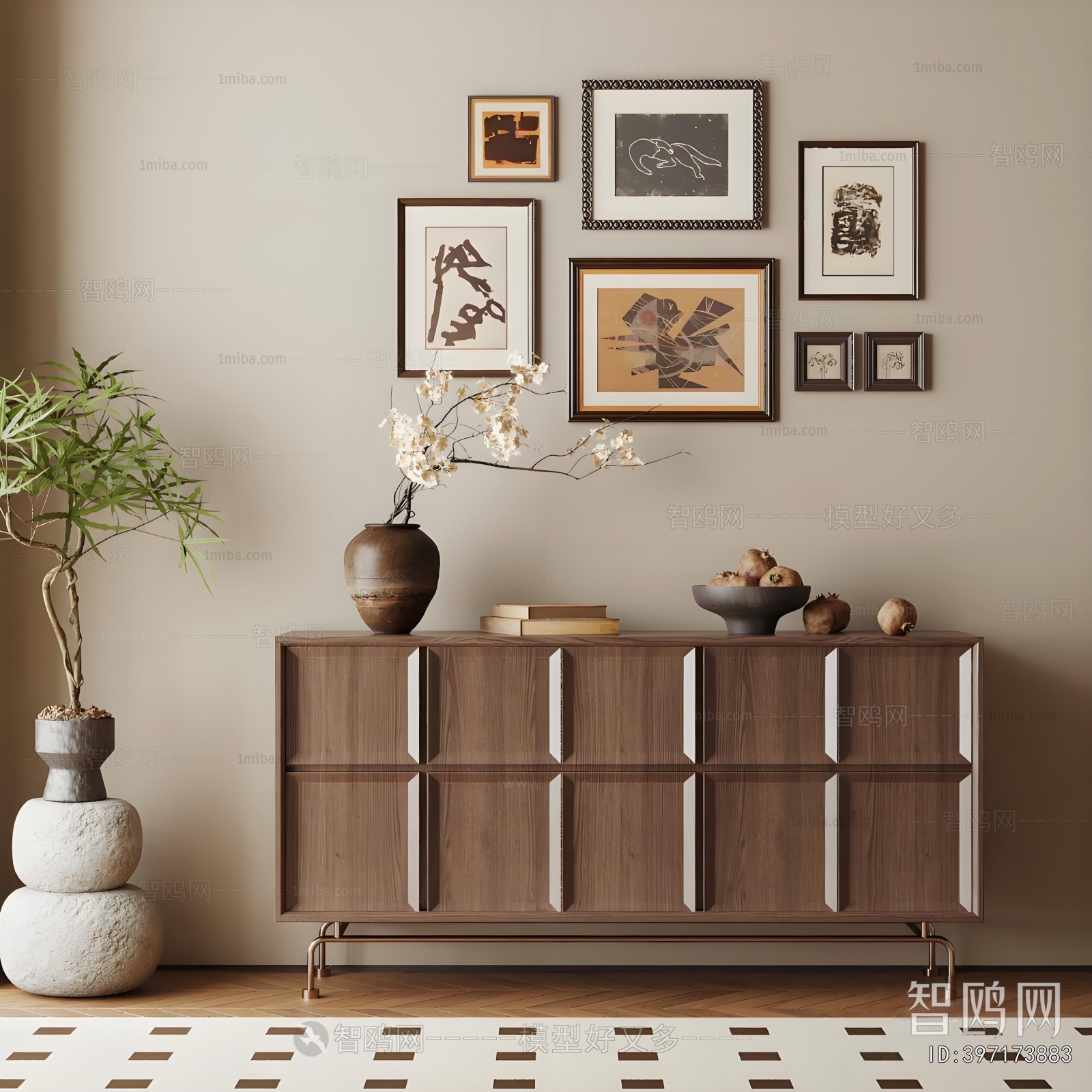 Modern Entrance Cabinet