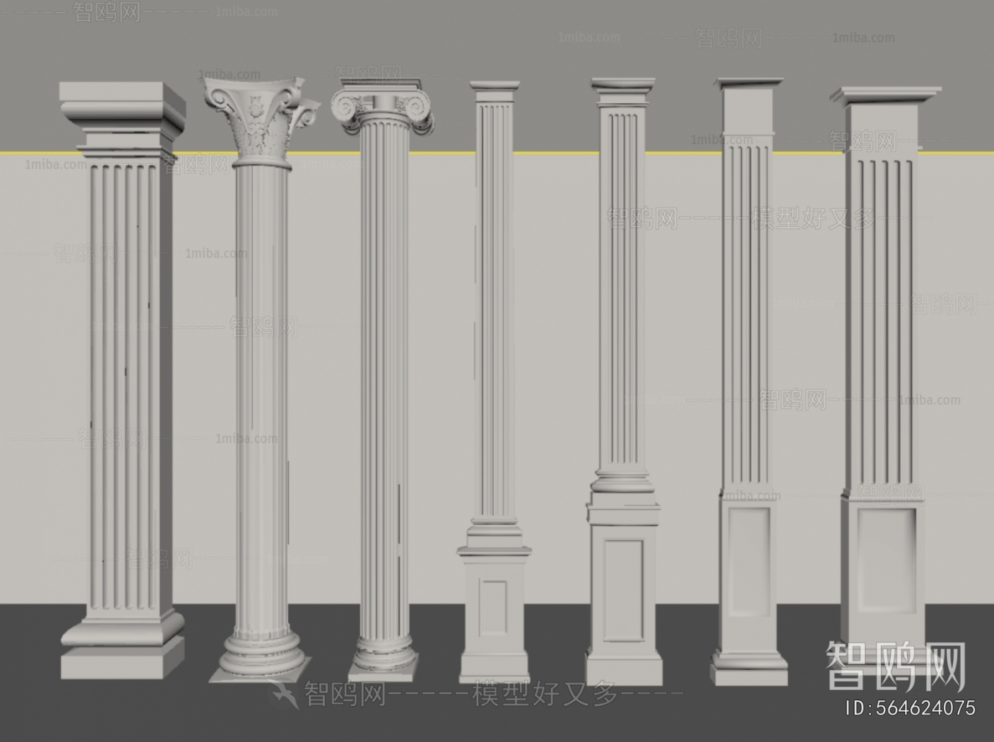 European Style Roman Pillar