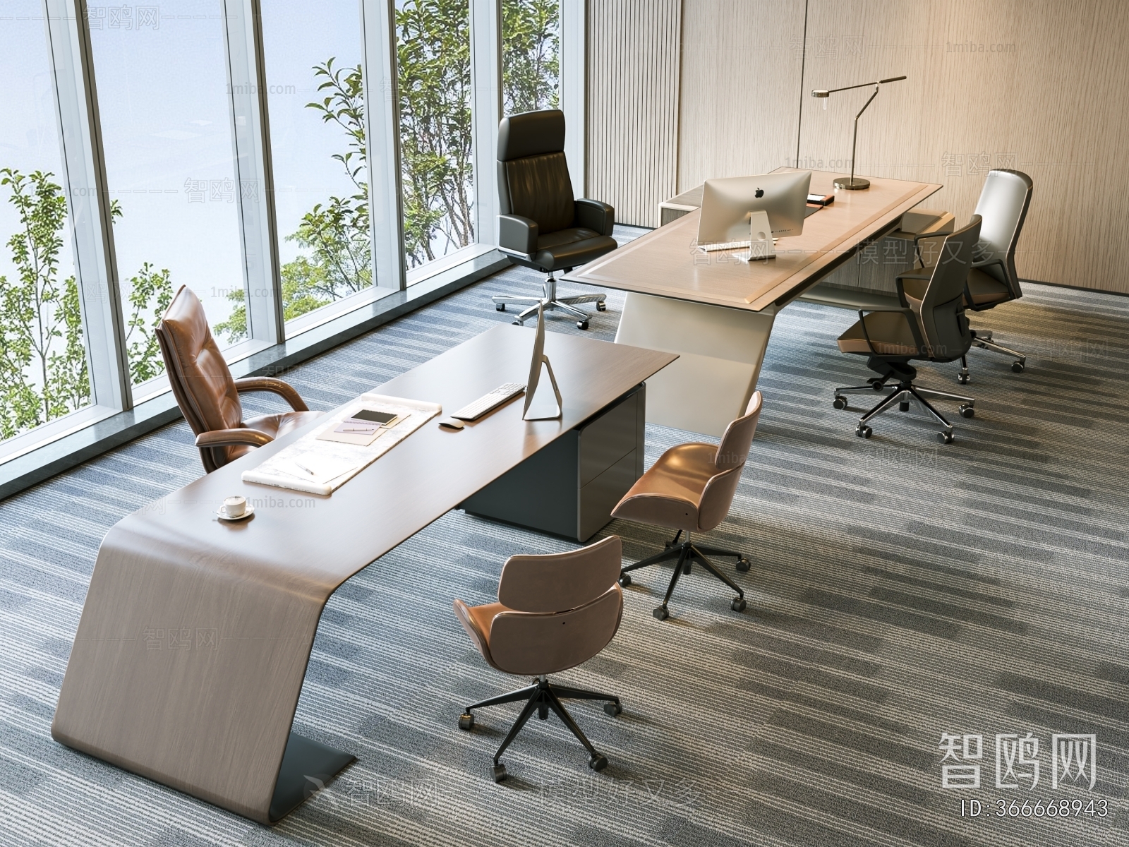 Modern Office Desk And Chair