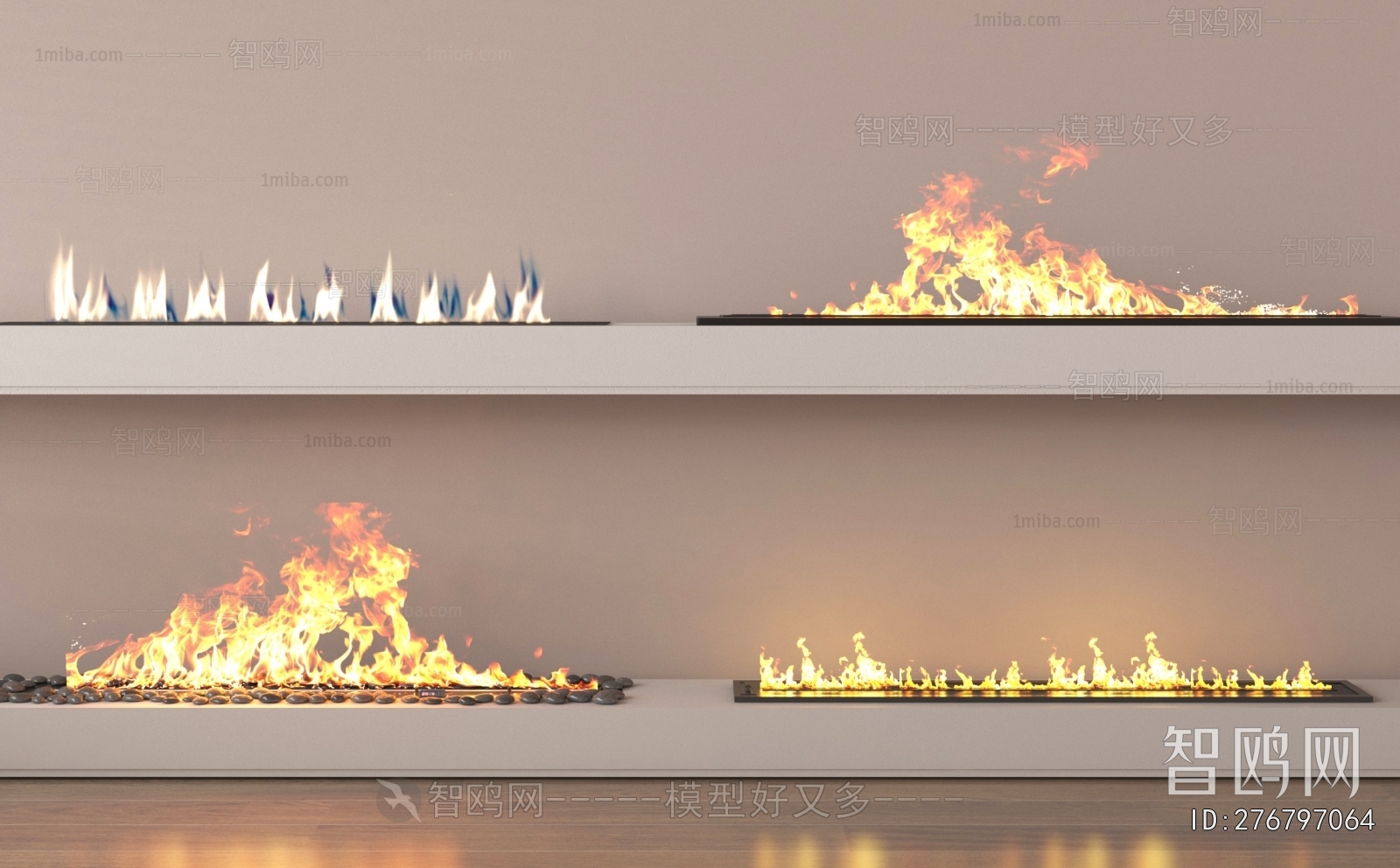 Modern Electronic Fireplace
