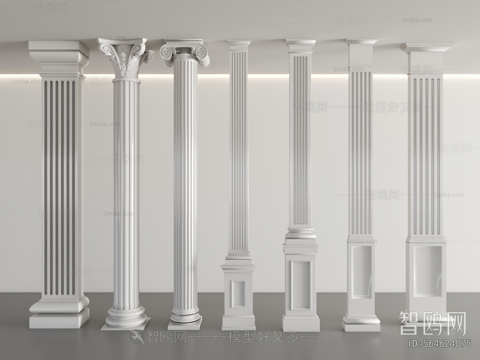 European Style Roman Pillar