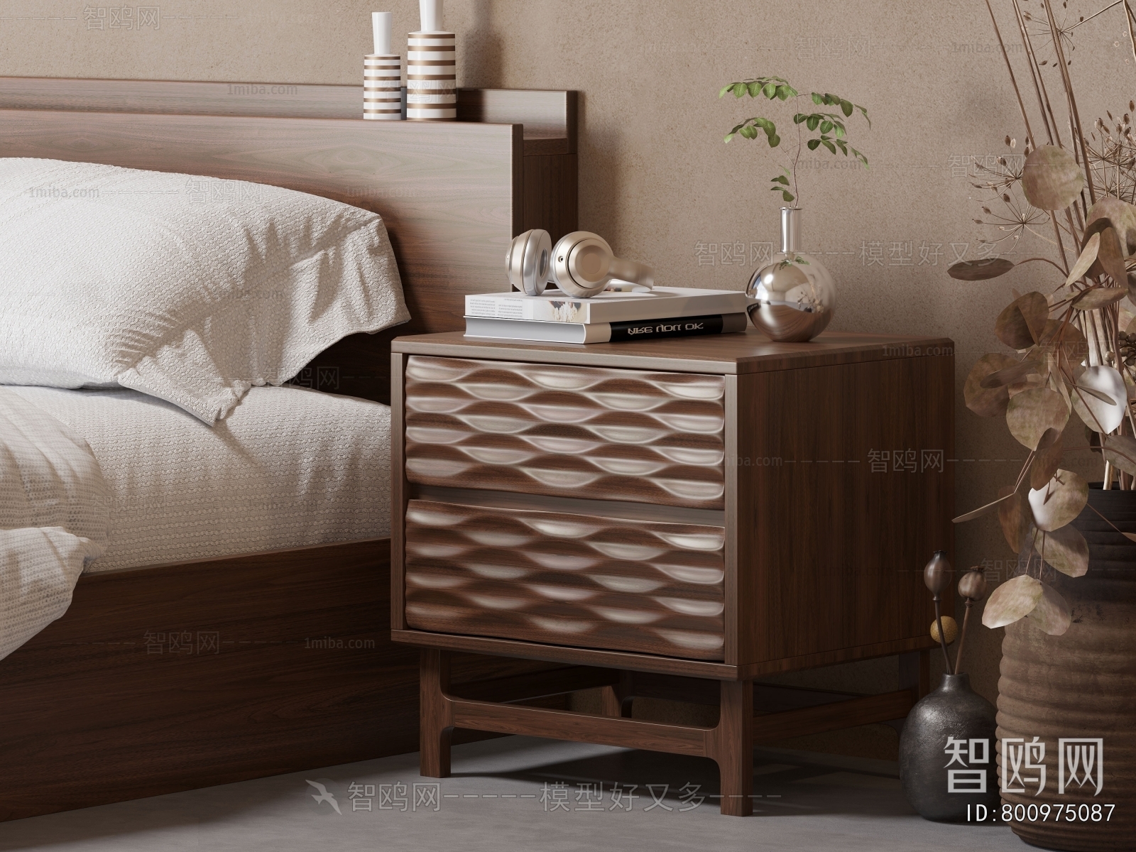 Modern Bedside Cupboard