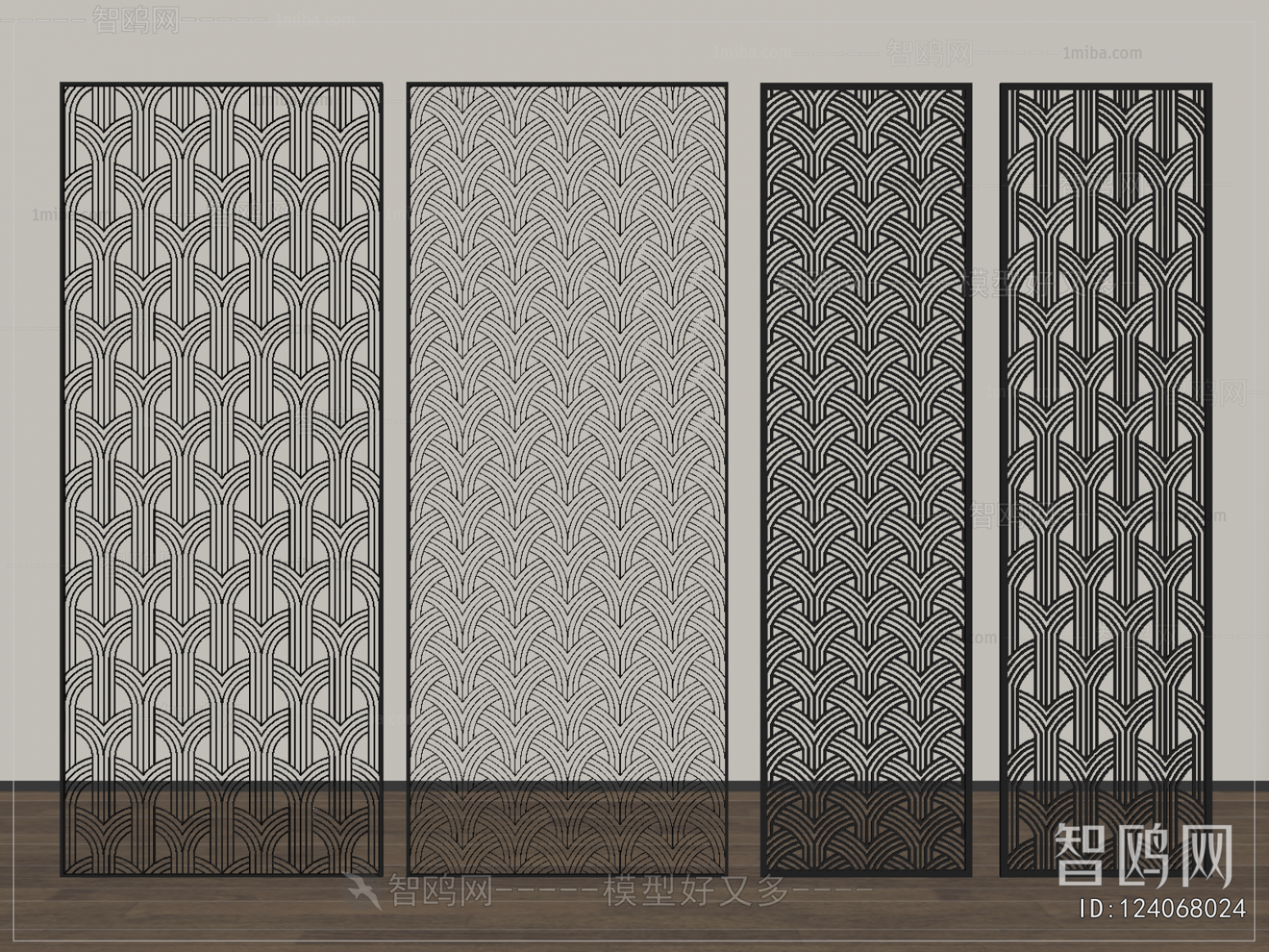 Modern Metal Screen Partition