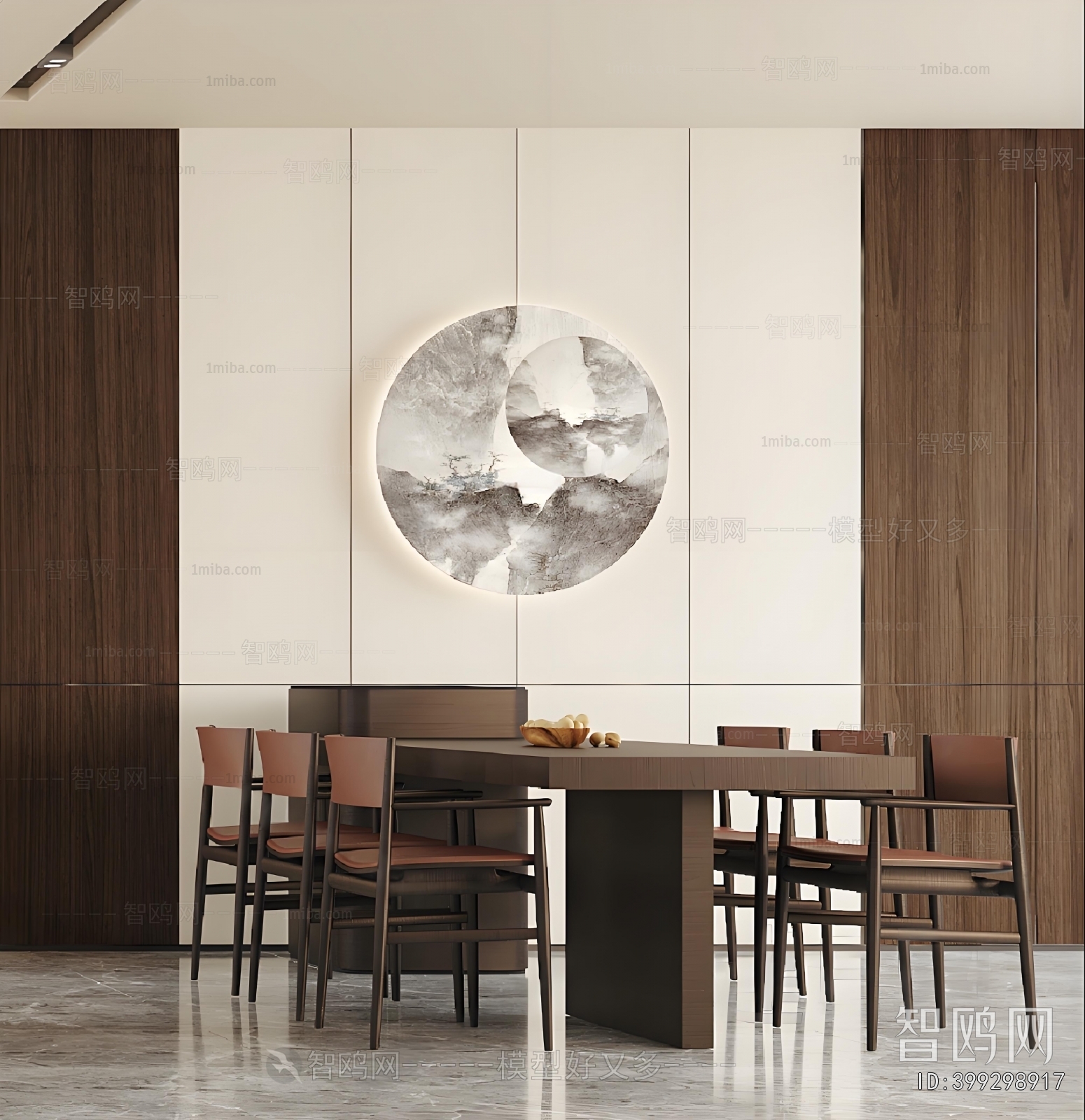 New Chinese Style Dining Room