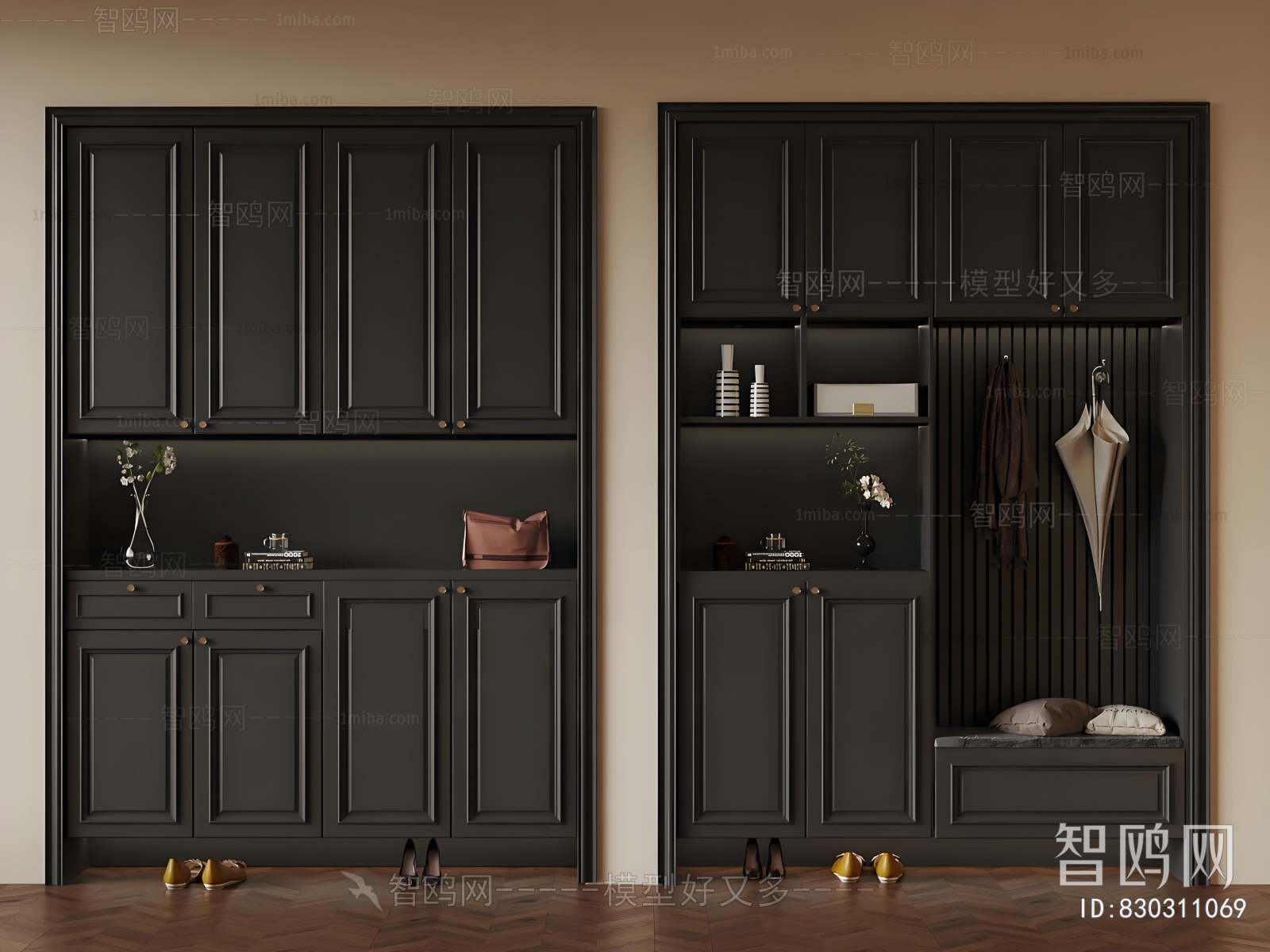 French Style Shoe Cabinet