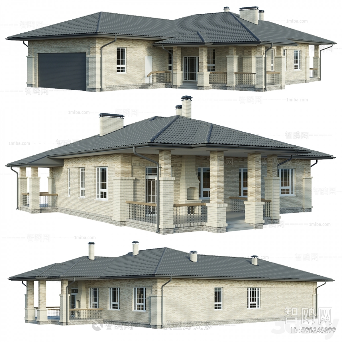 Simple European Style Detached Villa