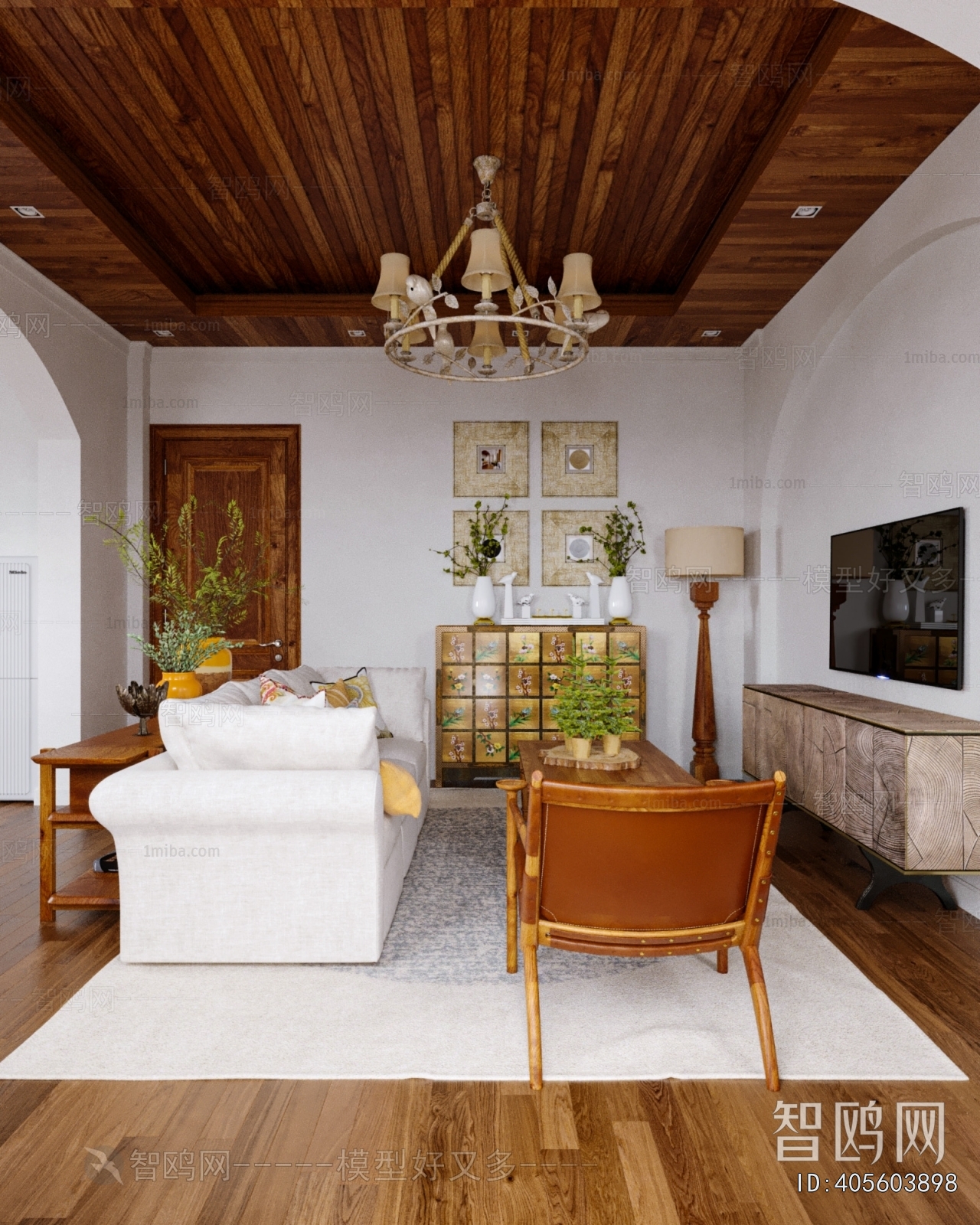 American Style A Living Room