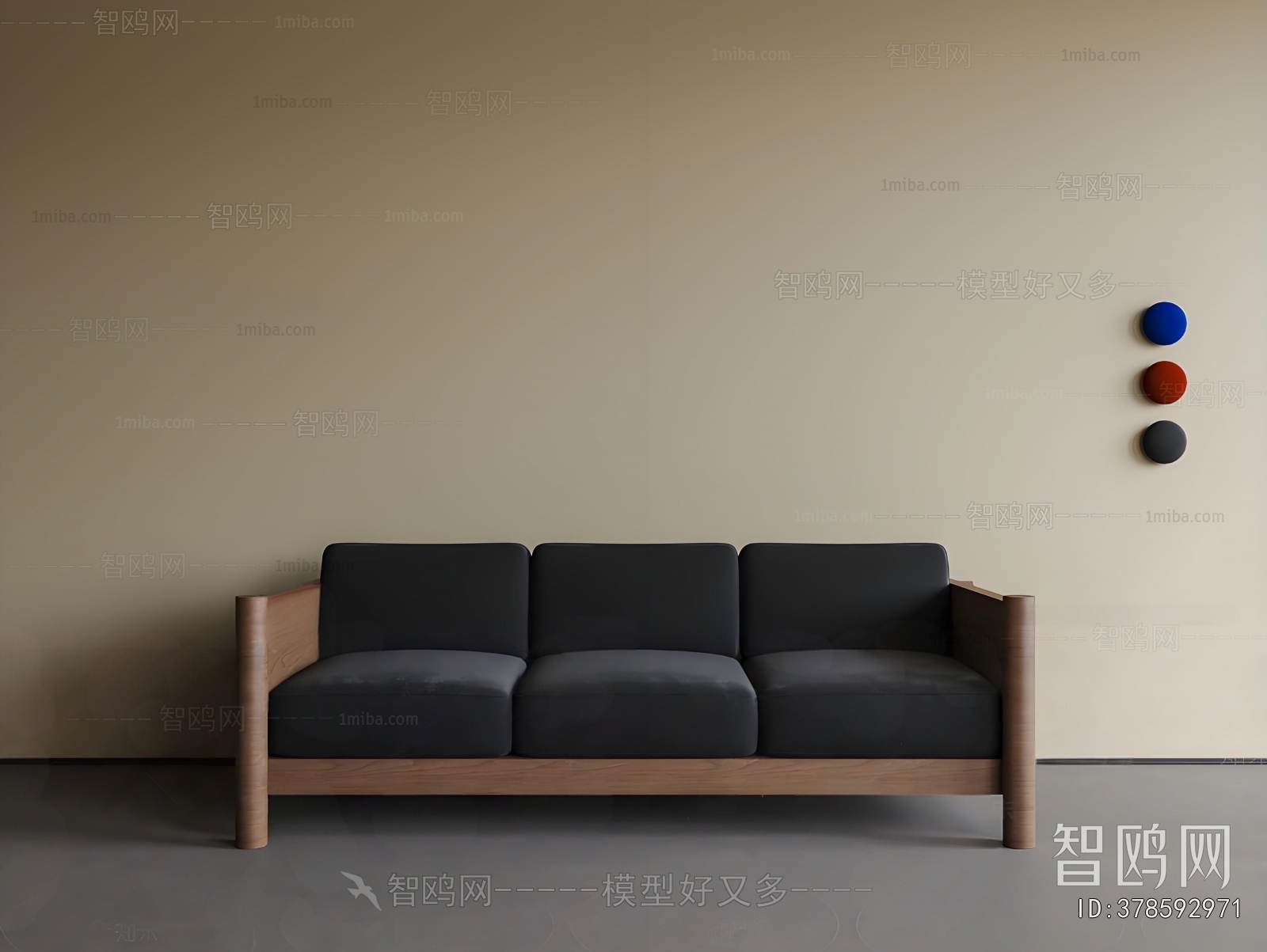 Modern Three-seat Sofa