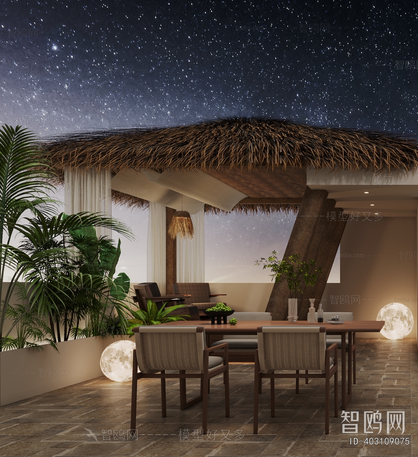 Wabi-sabi Style Terrace