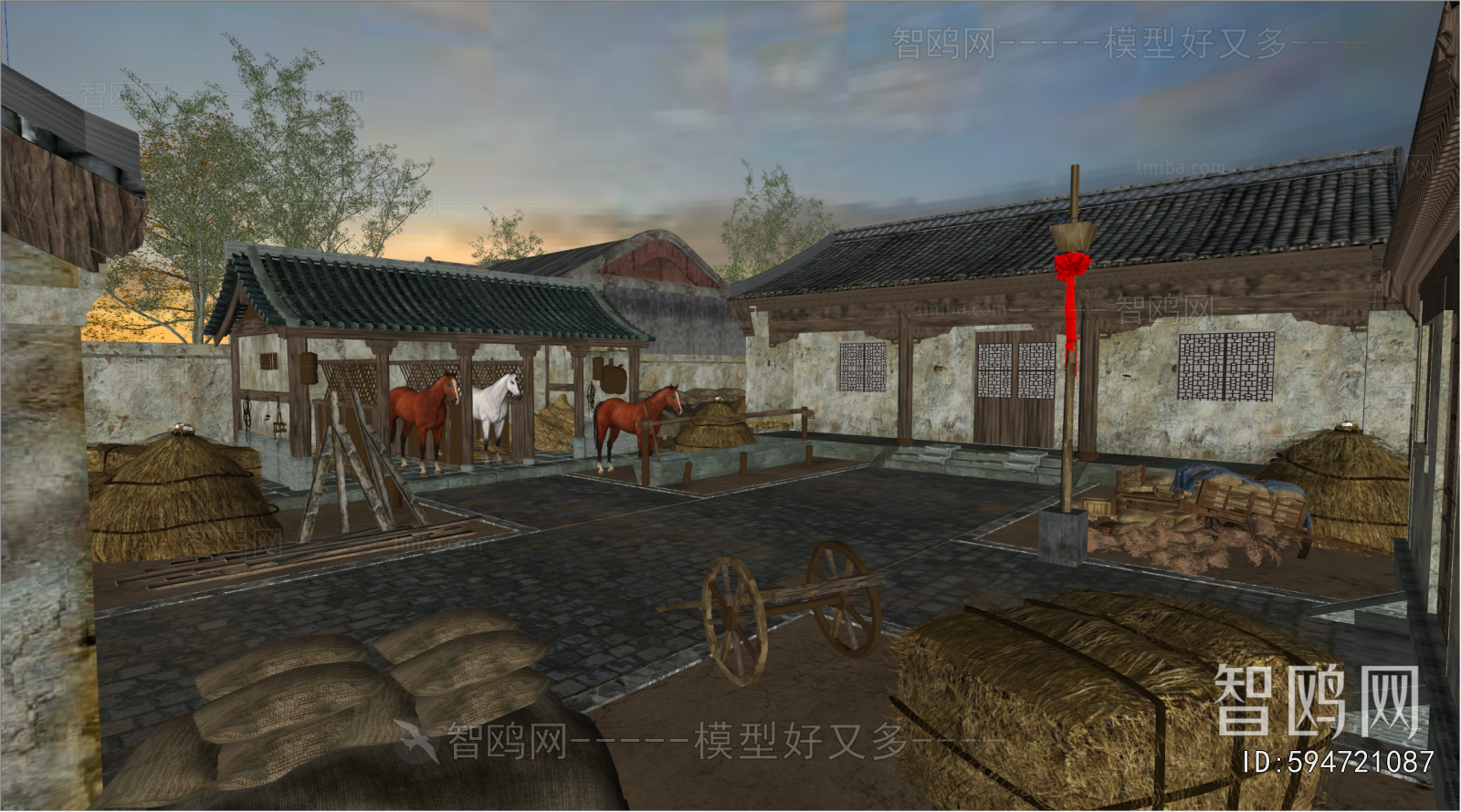 Chinese Style Courtyard/landscape