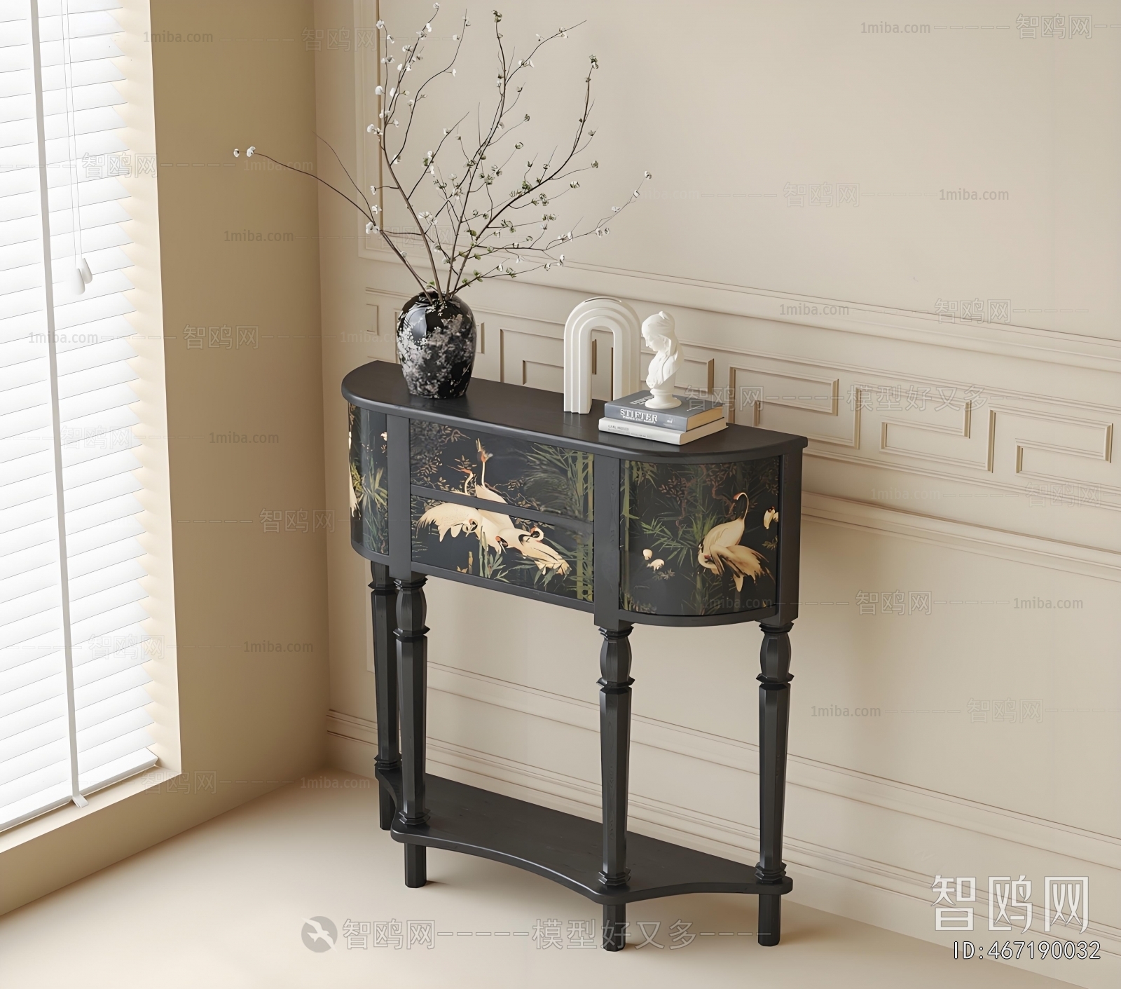 French Style Entrance Cabinet