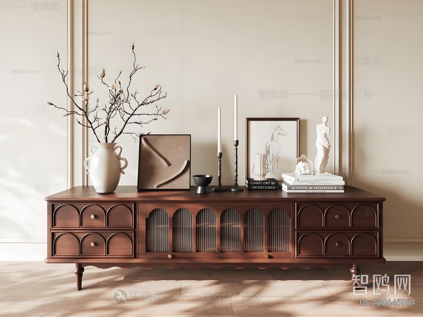 French Style TV Cabinet