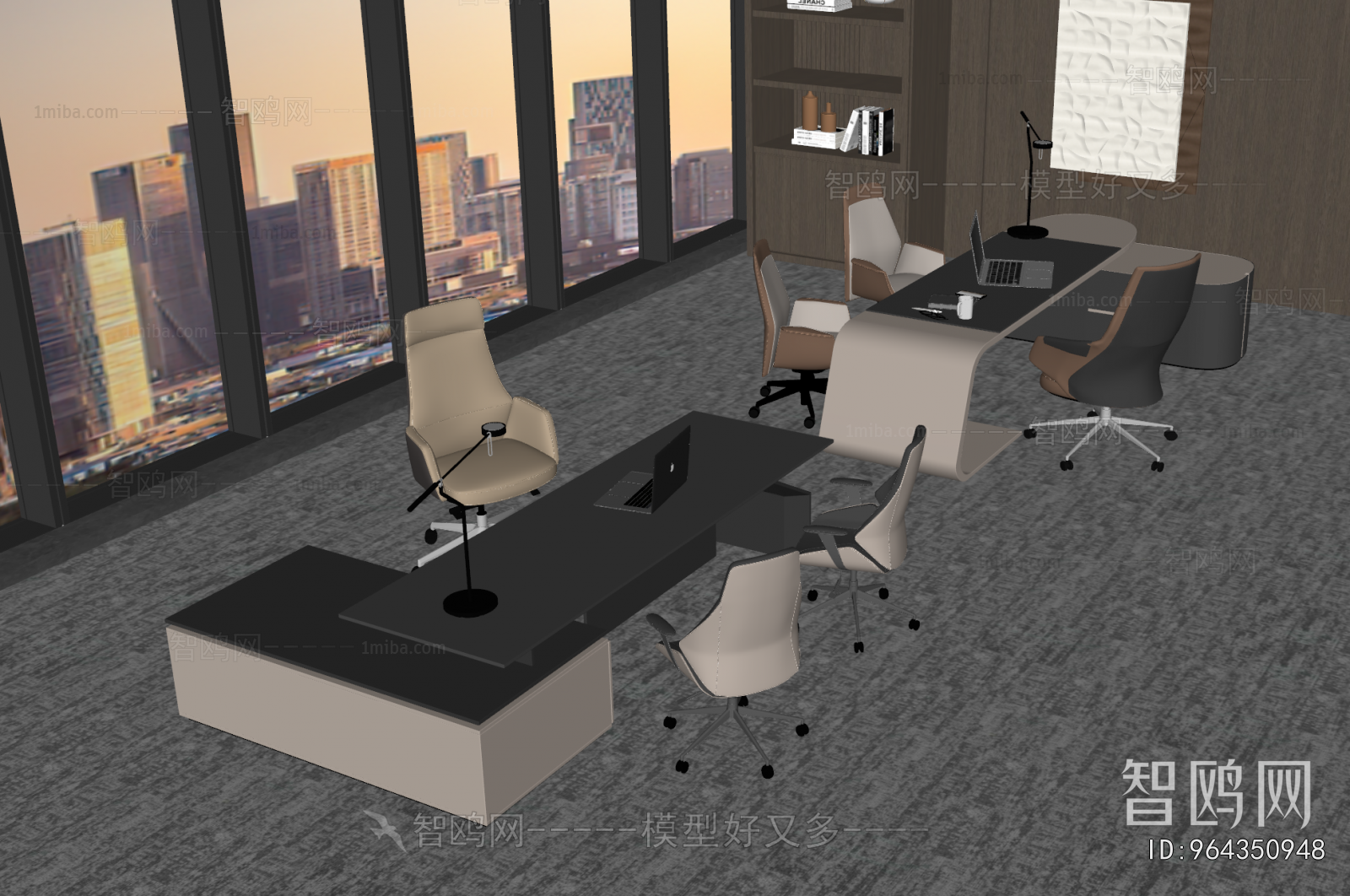 Modern Office Desk And Chair