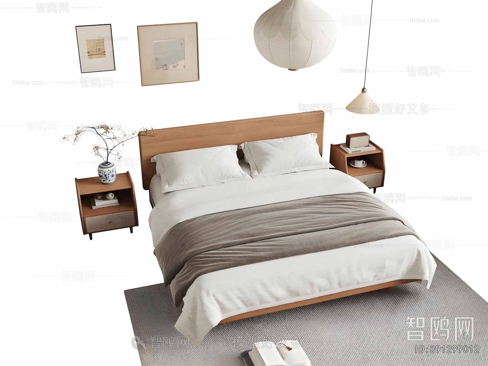 Japanese Style Double Bed