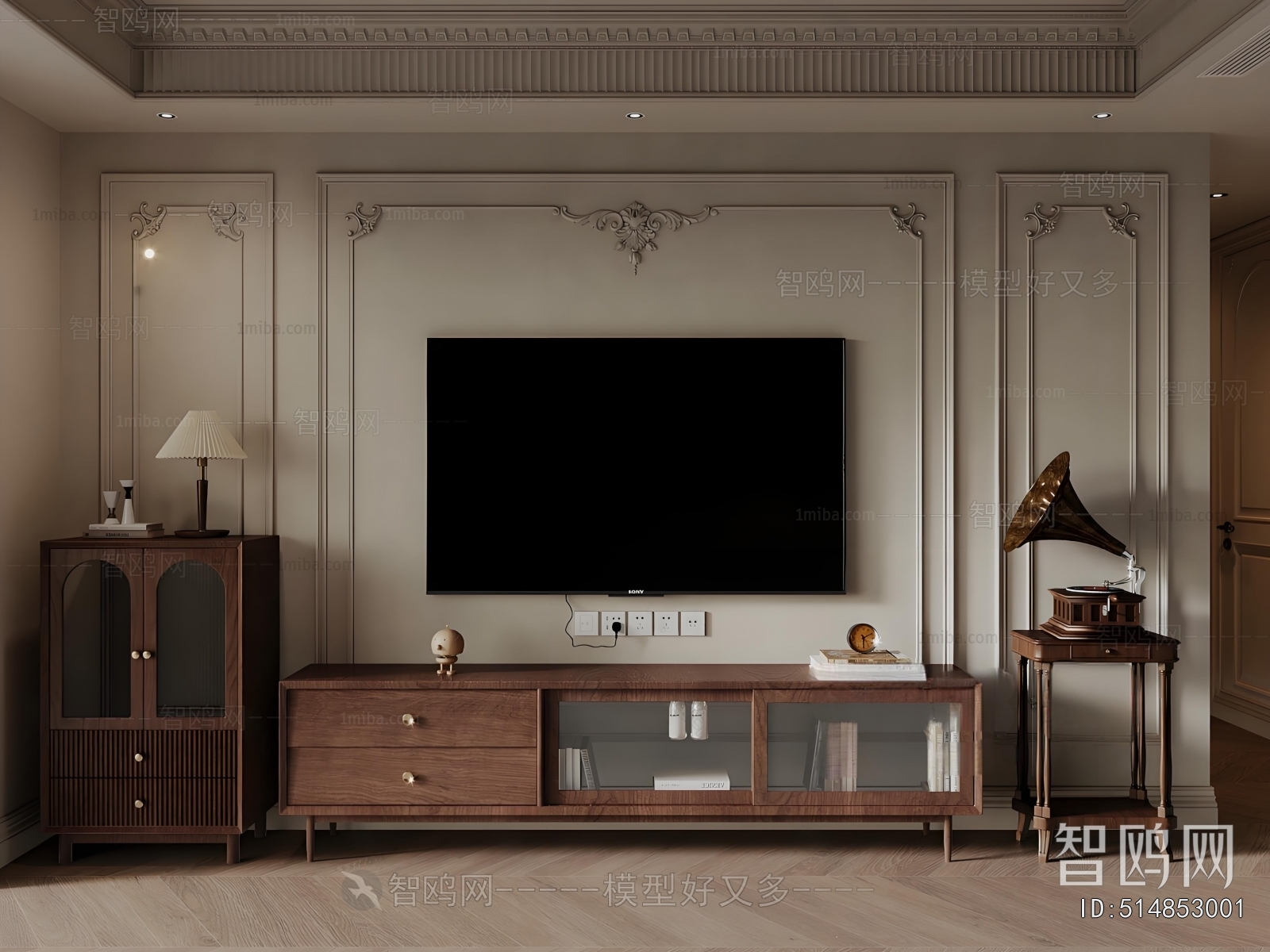 French Style TV Wall