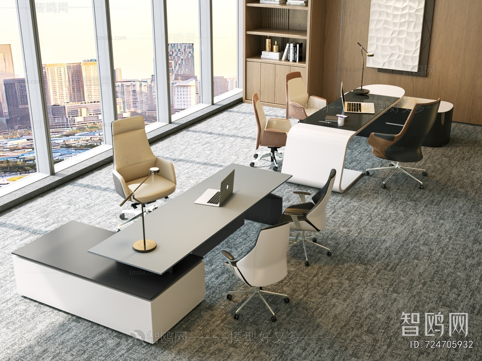 Modern Office Desk And Chair