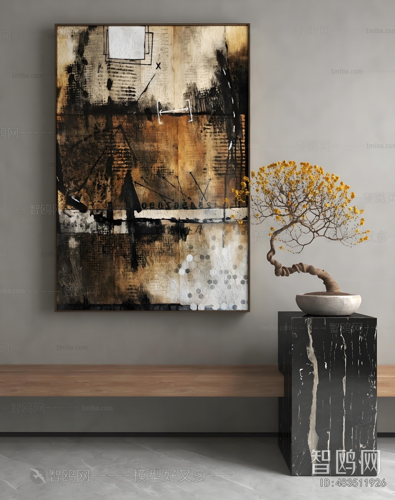 Wabi-sabi Style Painting