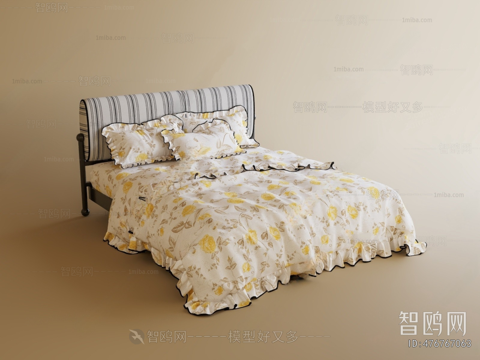 French Style Double Bed