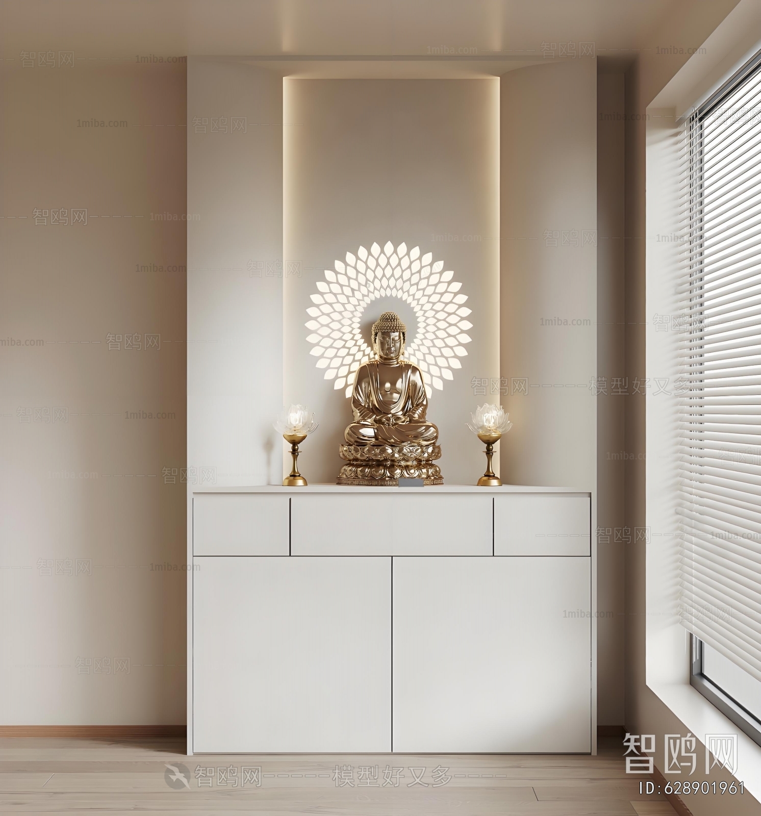 Modern Buddhist Niche
