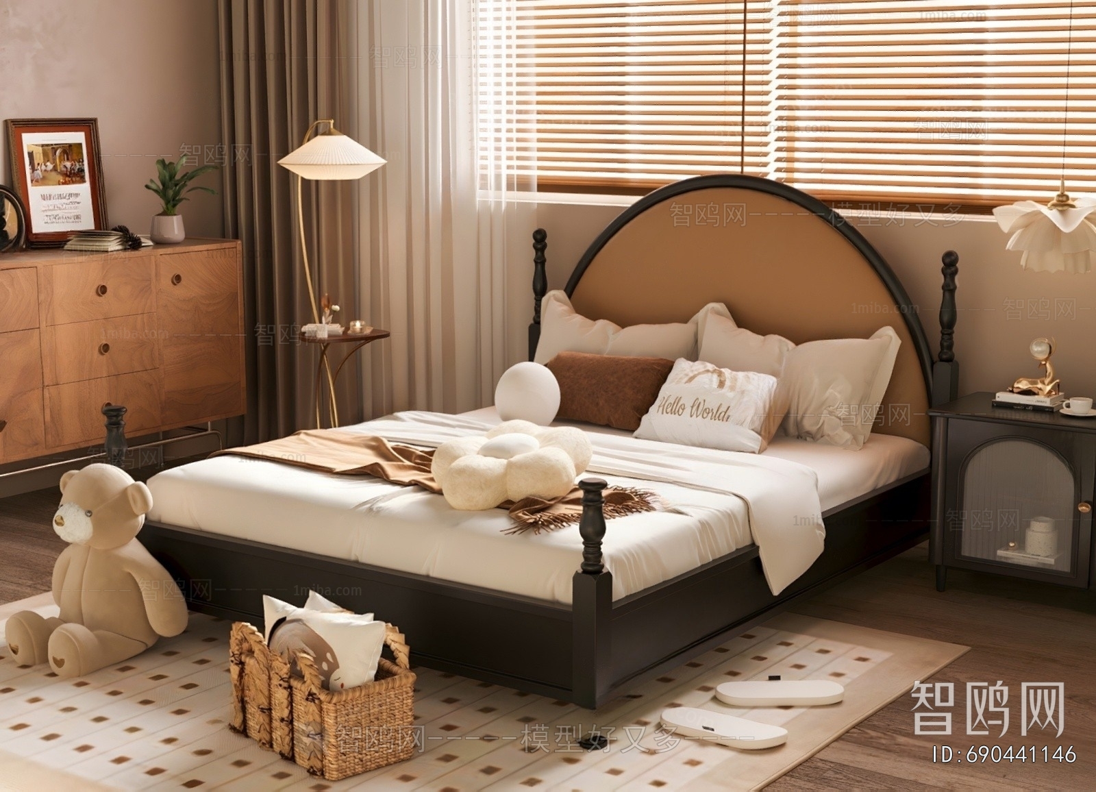 French Style Child's Bed