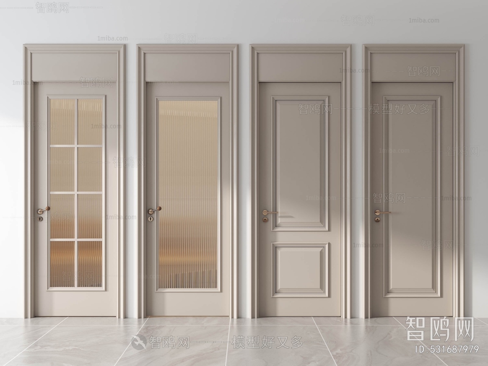 French Style Single Door