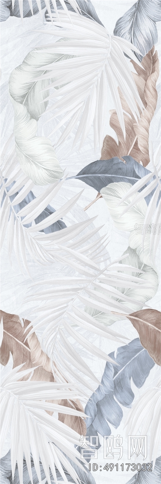 Animal And Plant Pattern Wallpaper