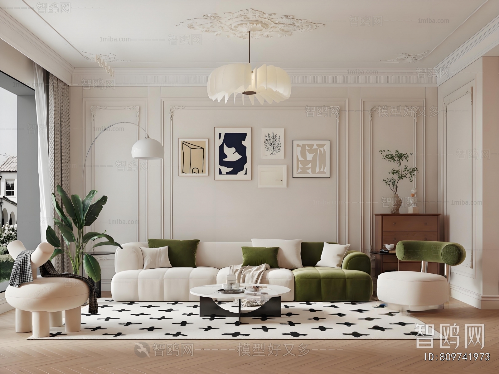 French Style A Living Room