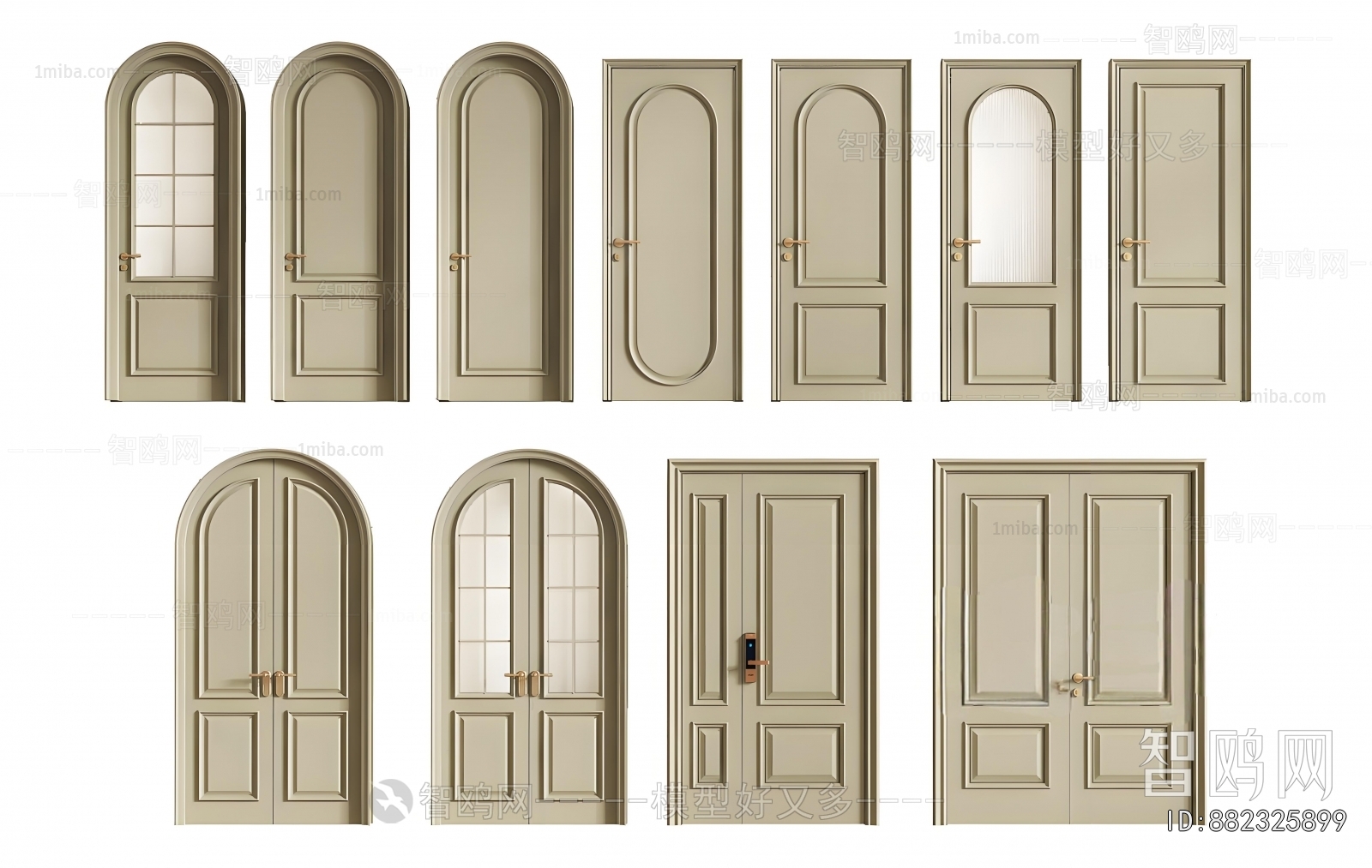 French Style Single Door