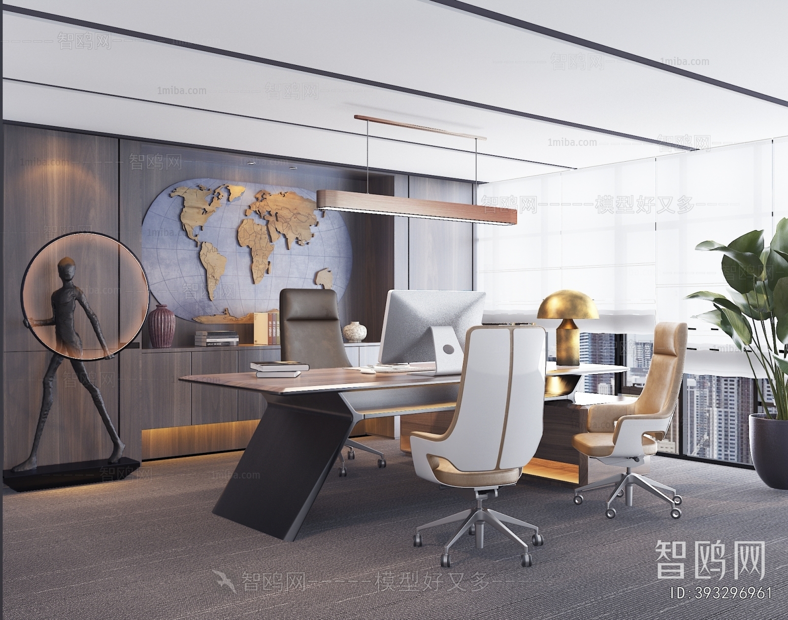 Modern Manager's Office