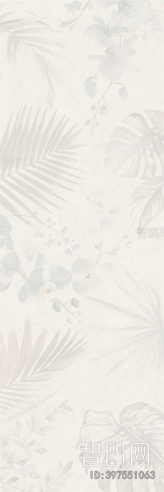 Animal And Plant Pattern Wallpaper