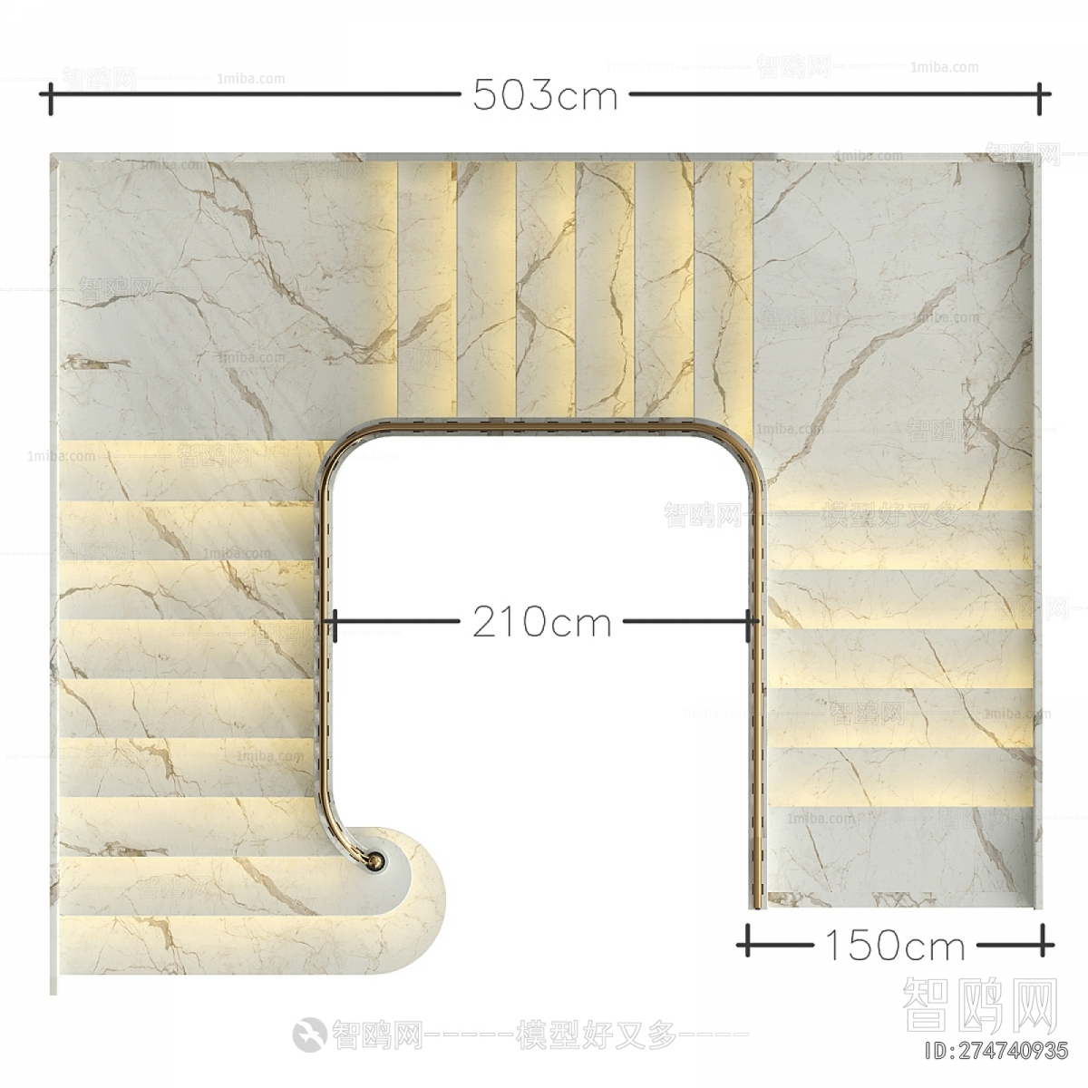 New Classical Style Staircase