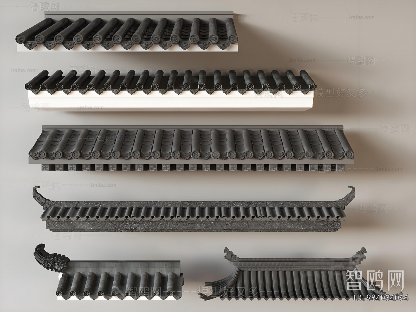 Chinese Style Building Component