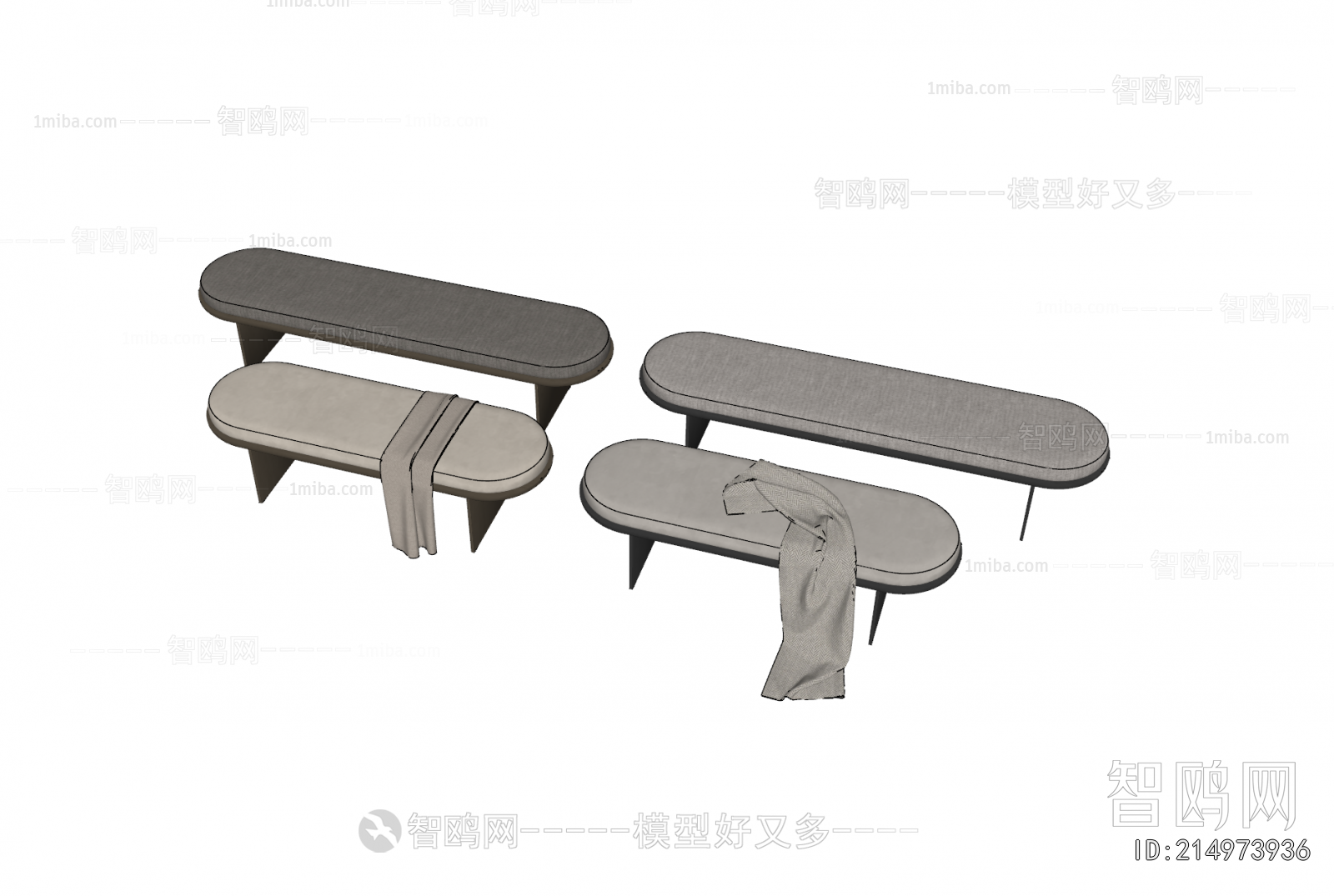 New Chinese Style Bench