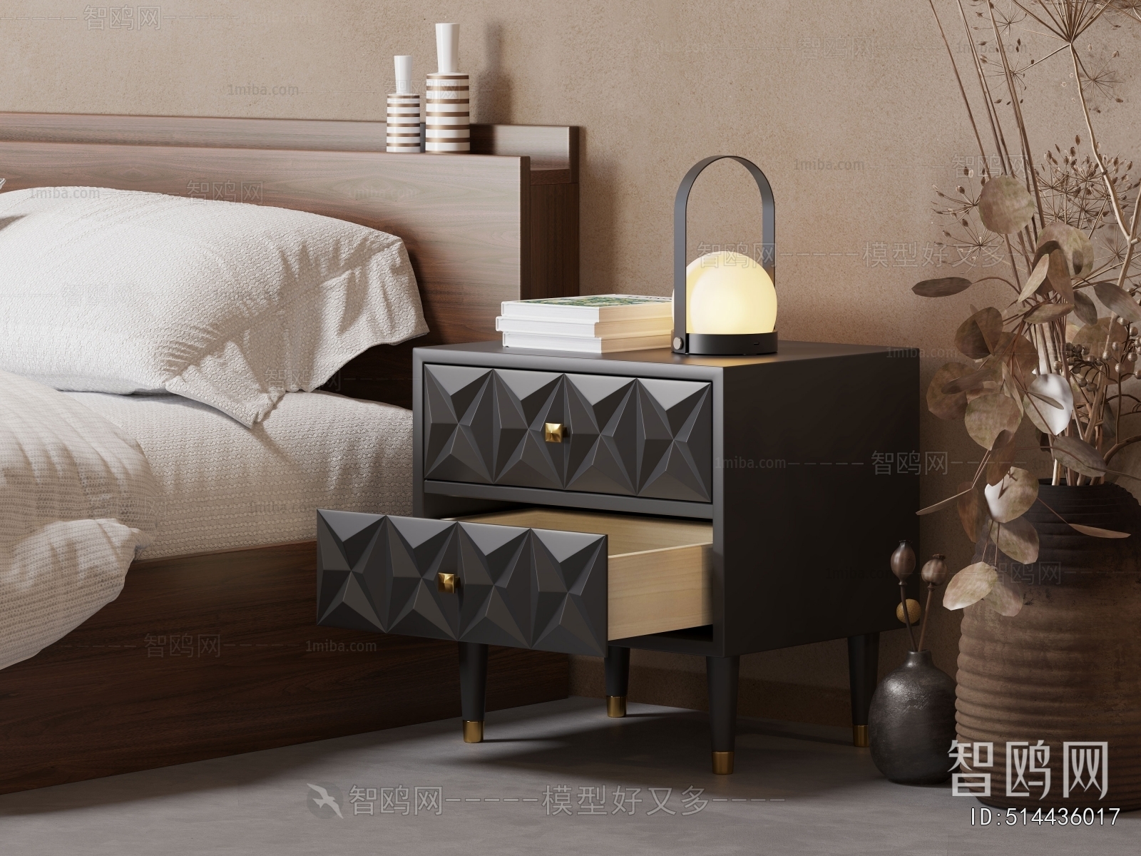 Modern Bedside Cupboard