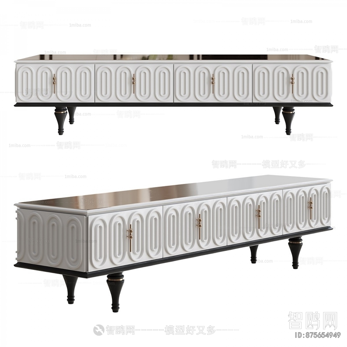 New Classical Style TV Cabinet