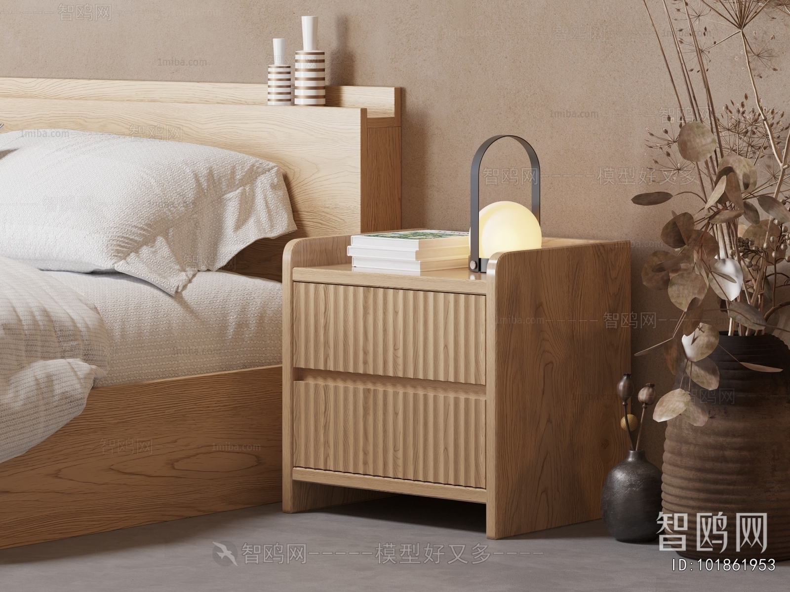 Modern Bedside Cupboard