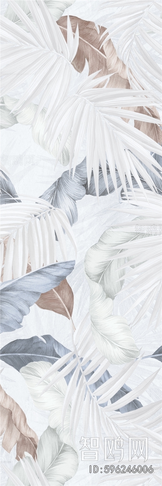 Animal And Plant Pattern Wallpaper