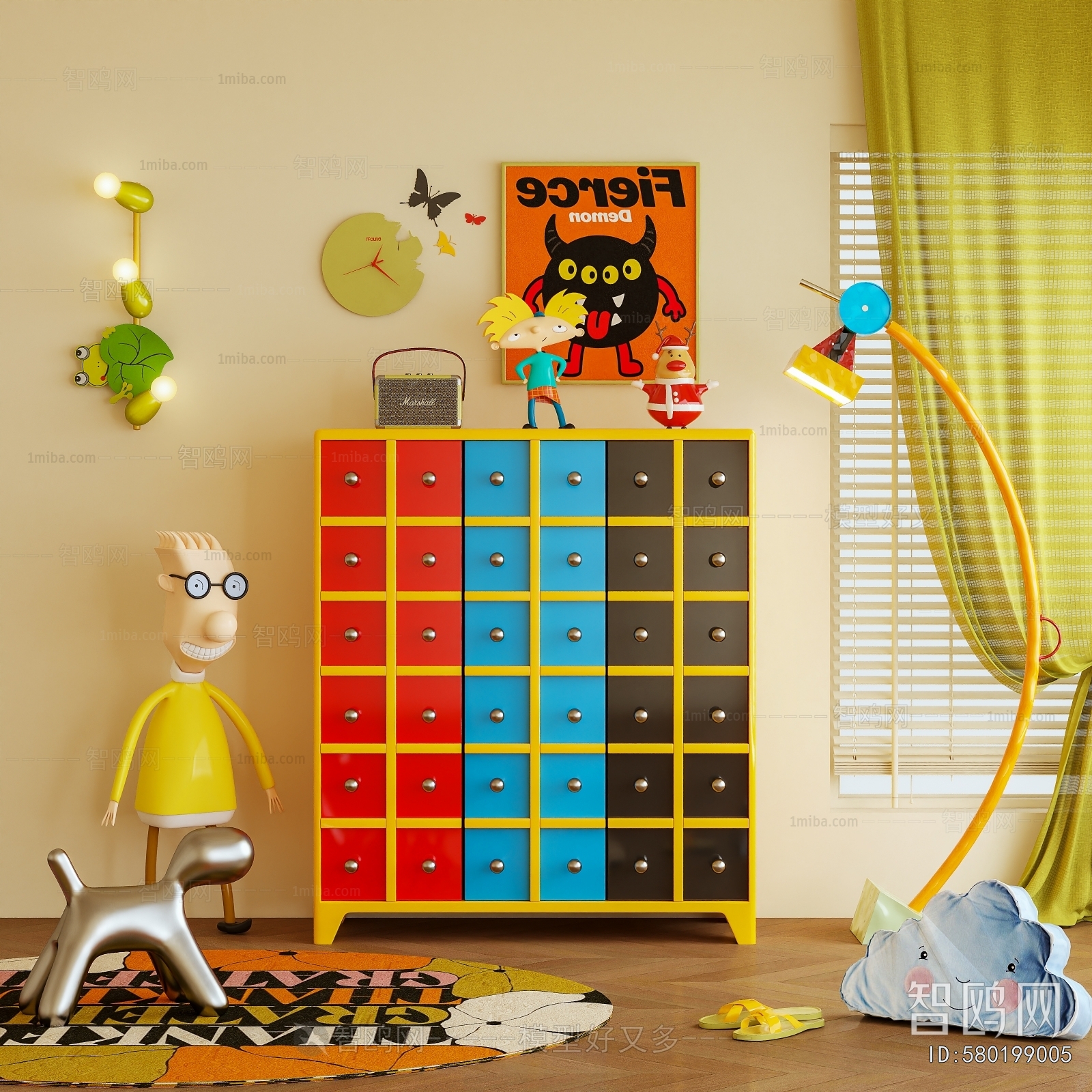 Modern Decorative Cabinet