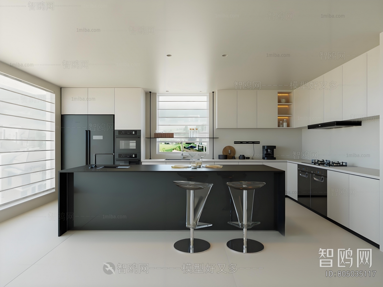 Modern Open Kitchen