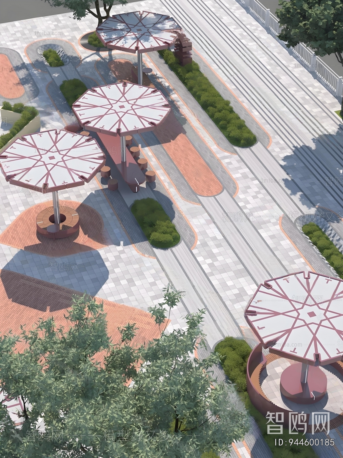 Modern Park Landscape