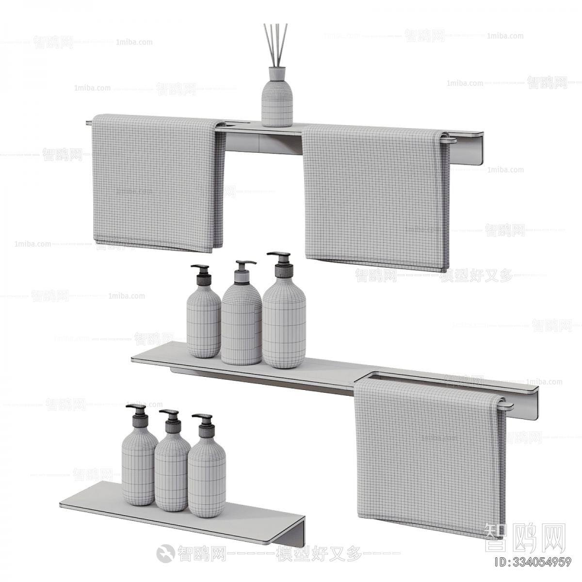Modern Bathroom Rack