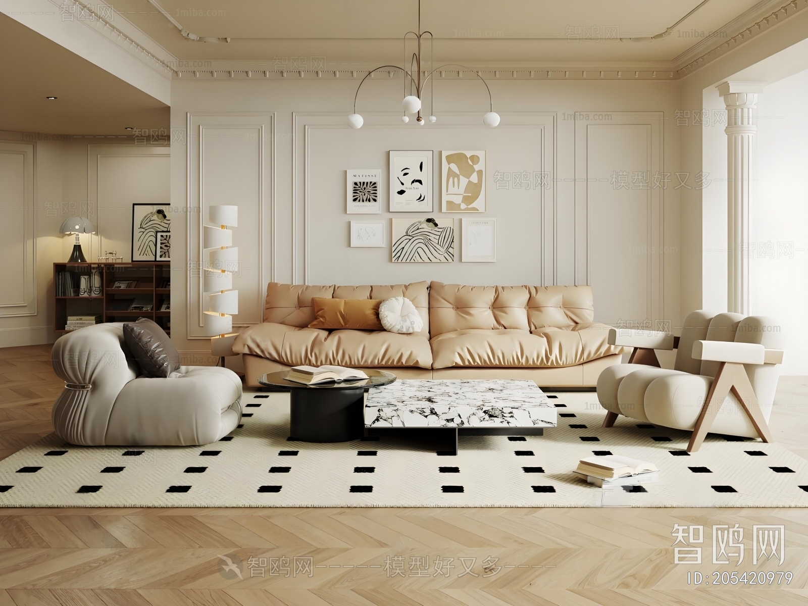 French Style A Living Room