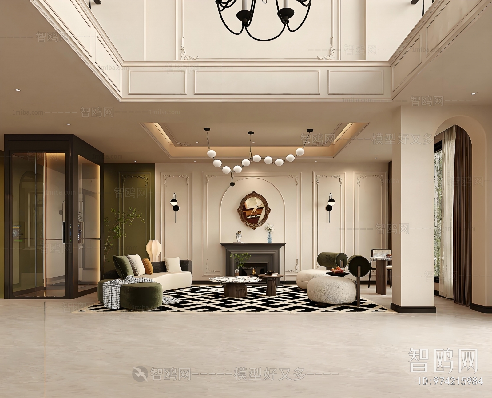 French Style A Living Room