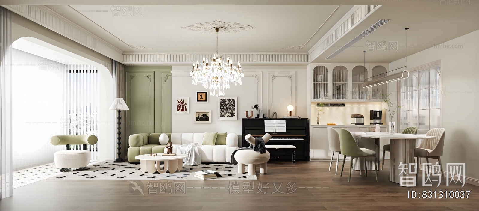 French Style A Living Room