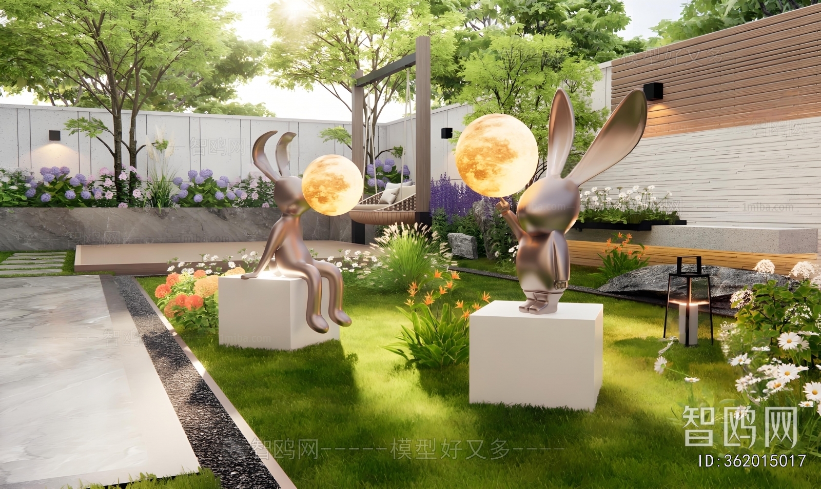 Modern Courtyard/landscape