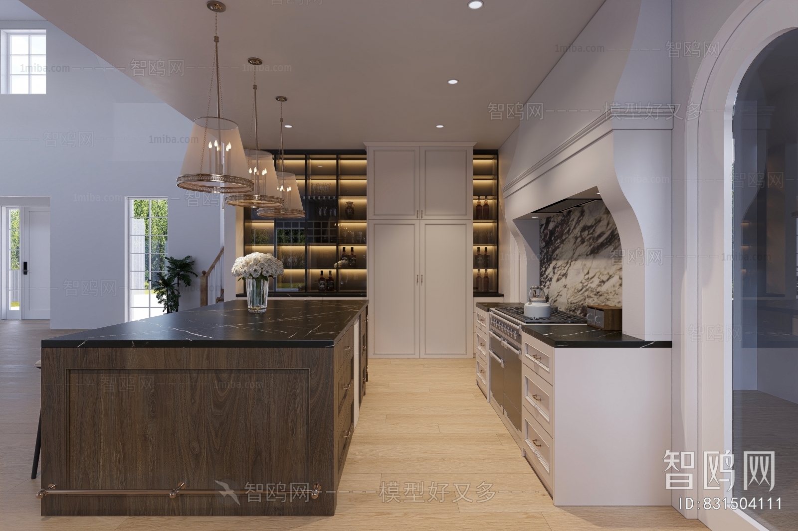 American Style Open Kitchen