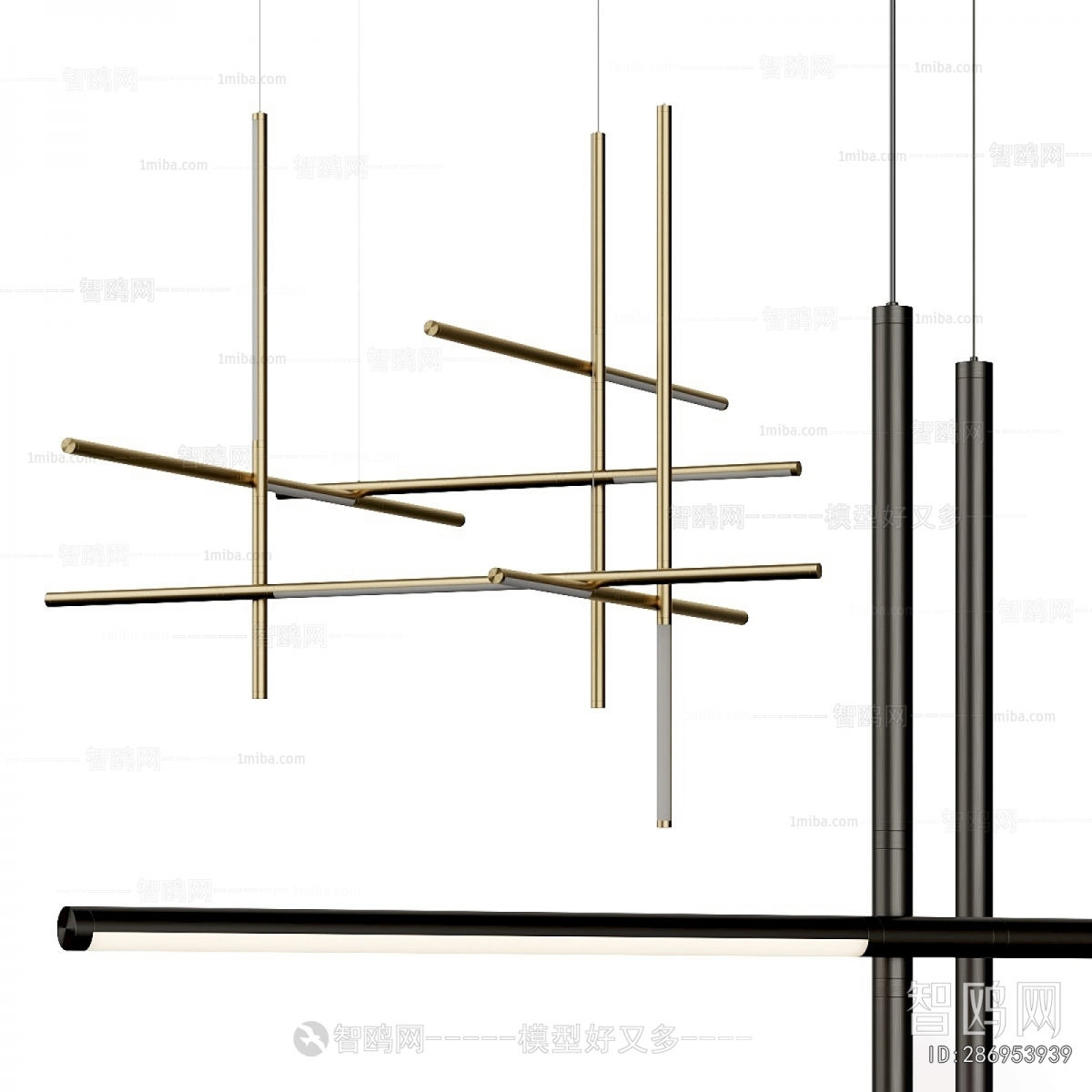 Modern Long Chandelier