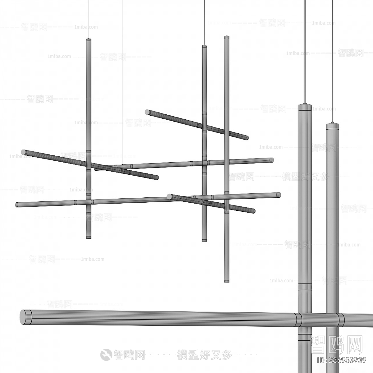 Modern Long Chandelier