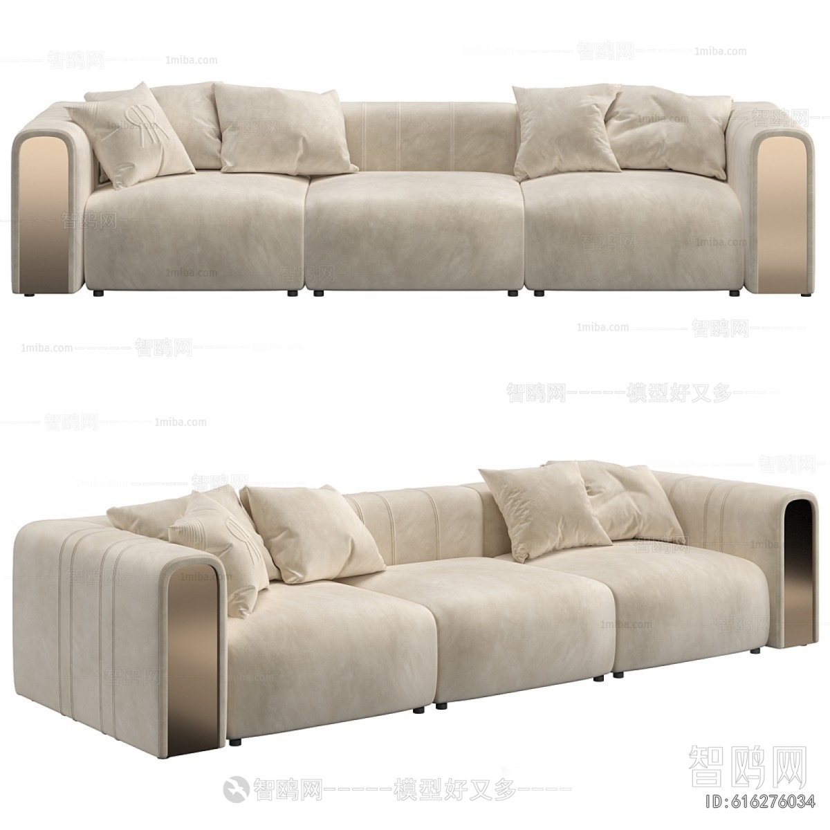 Modern Three-seat Sofa